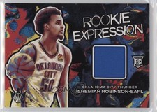 2021-22 Court Kings Rookie Expression Memorabilia Jeremiah Robinson-Earl 1c3k
