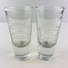 Tequila Hacienda Vieja Reposado Tirador Alto Vidrio 4-1/4" SET Jigger Cissa