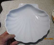 Ancien Grand Plat Fruits de Mer PoissonCoquille St Jacques Emile Henry AGrigel