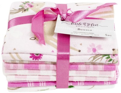 Stoff Editionen Little Feet Boutique Fat Quarter Konvolut 5 Teile - wild und gratis - FLB