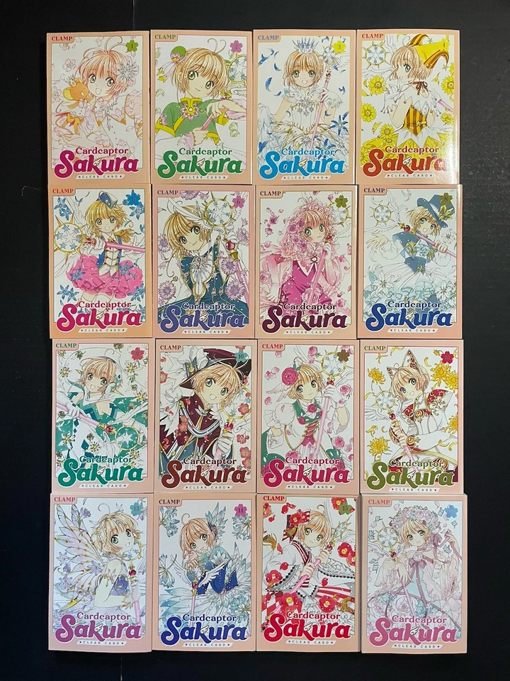 Cardcaptor Sakura Manga Clear Card Volumes 1-16 Authentic Kondansha New English - Image 4 of 4