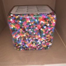 1 and a half pound Jar of Rainbow Perler Beads