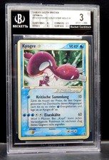 Pokemon Kyogre Gold Star Holo DE 112/113 EX Delta Species PSA BGS 3 molto buono