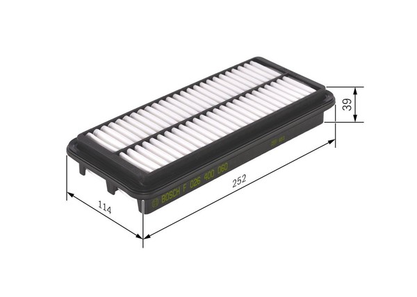 NEU - Bosch F026400060 Luftfilter FüR KIA-image