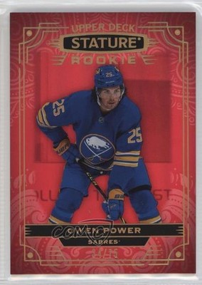 2022-23 Upper Deck Stature Rookies Red 34/75 Owen Power #104 Rookie RC 0tc3