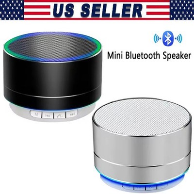 Mini Bluetooth Speaker Portable & Rechargeable Wireless Stereo Bass USB/TF/FM 