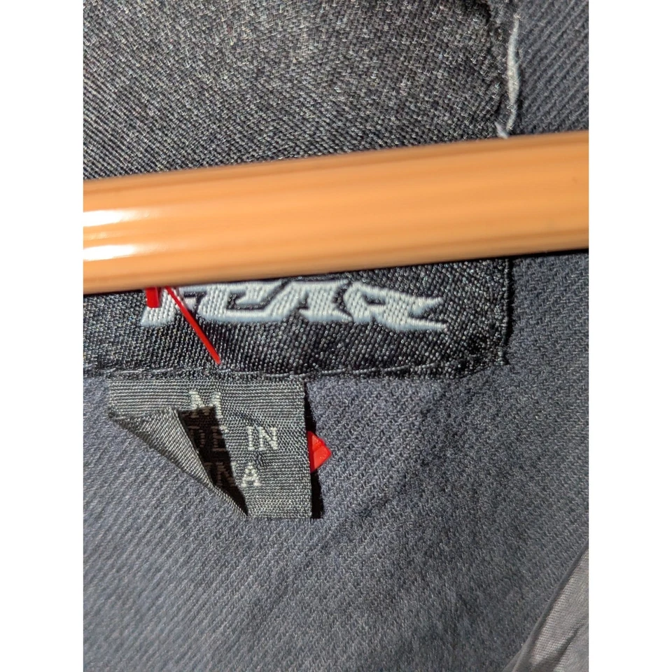 Chaqueta cortavientos vintage años 90 NO FEAR talla mediana negra forrada con cremallera completa Foto 3 de 4