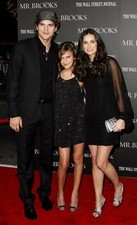 Tallulah Belle Willis Ashton Kutcher Demi Moore attend LA Premiere- Old Photo