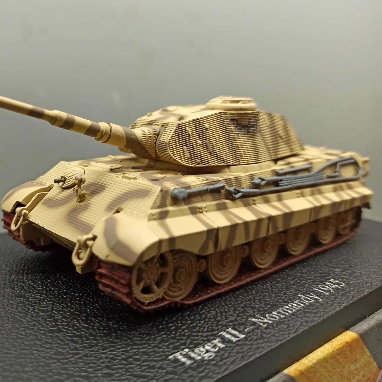 14cm Alloy 1/72 WWII Normandy German Army King Tiger Heavy Tank Model Toy Gift