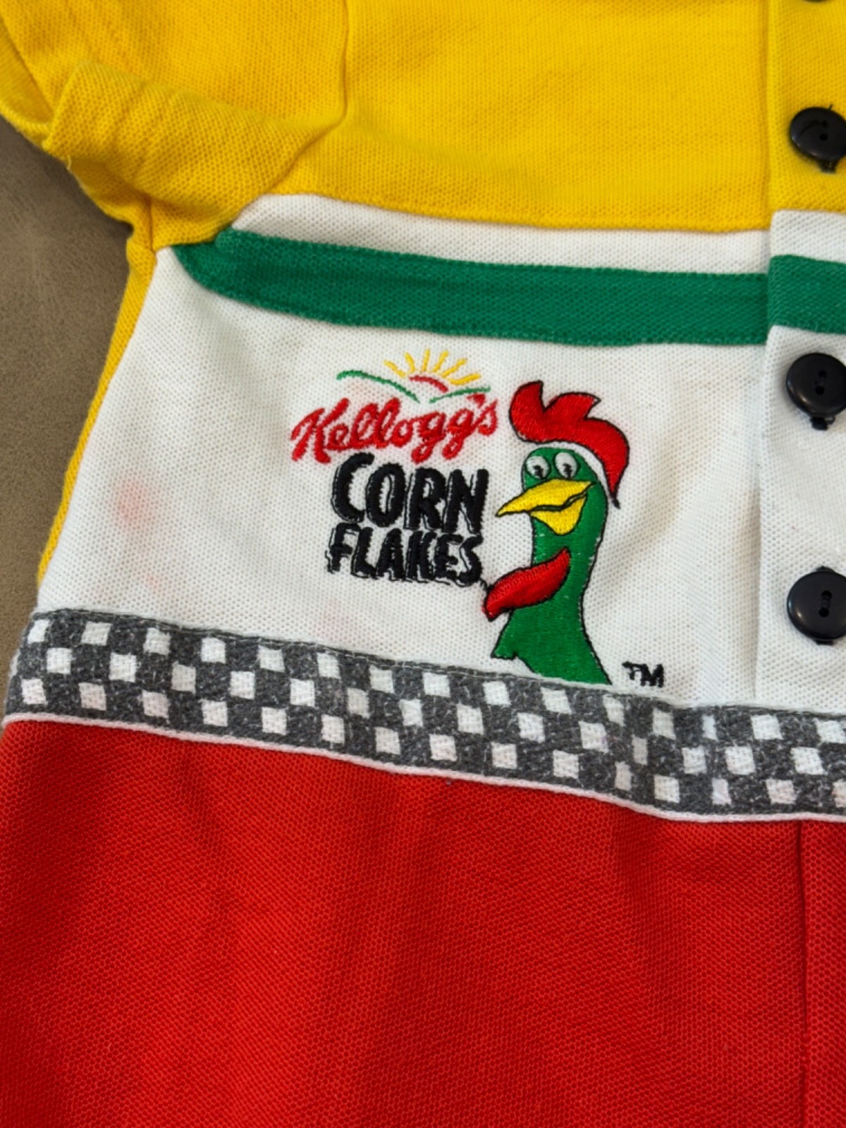 Vintage Chase Authentics NASCAR Tony Labonte #5 Kelloggs Romper 24 Month Colors