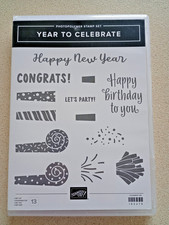 Stampin' up Year to Celebrate Photopolymer Stamp set New