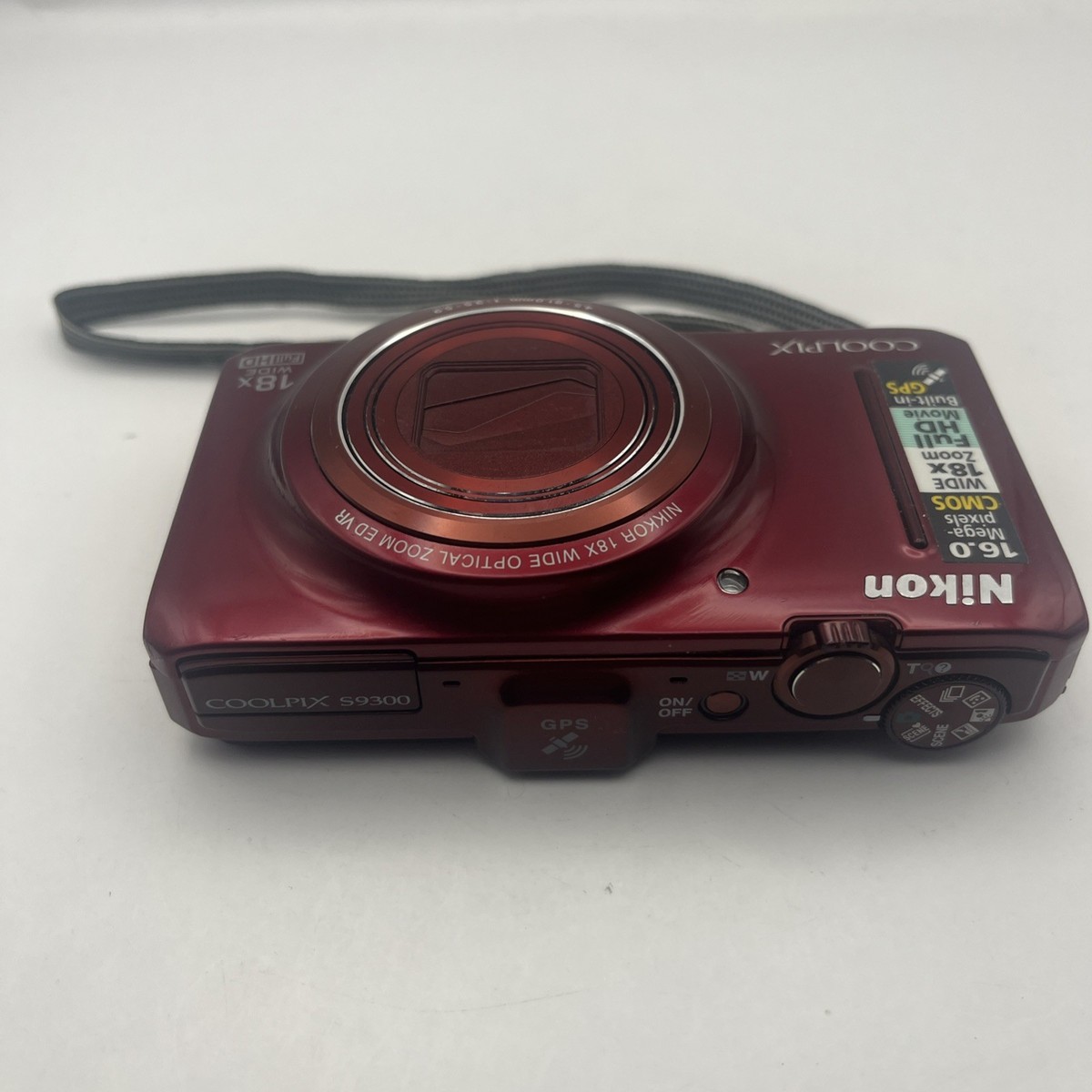 Nikon Digital Camera COOLPIX S9300 16.0MP 18x Optical Zoom *Read