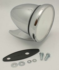 4 Chrome Gt Bullet Racing Mirror Universal