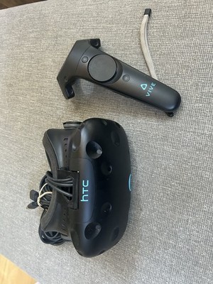 HTC Vive VR Headset With 1 Controller, UNTESTED.