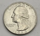 1963-D Washington Quarter Silver 90% US Coin