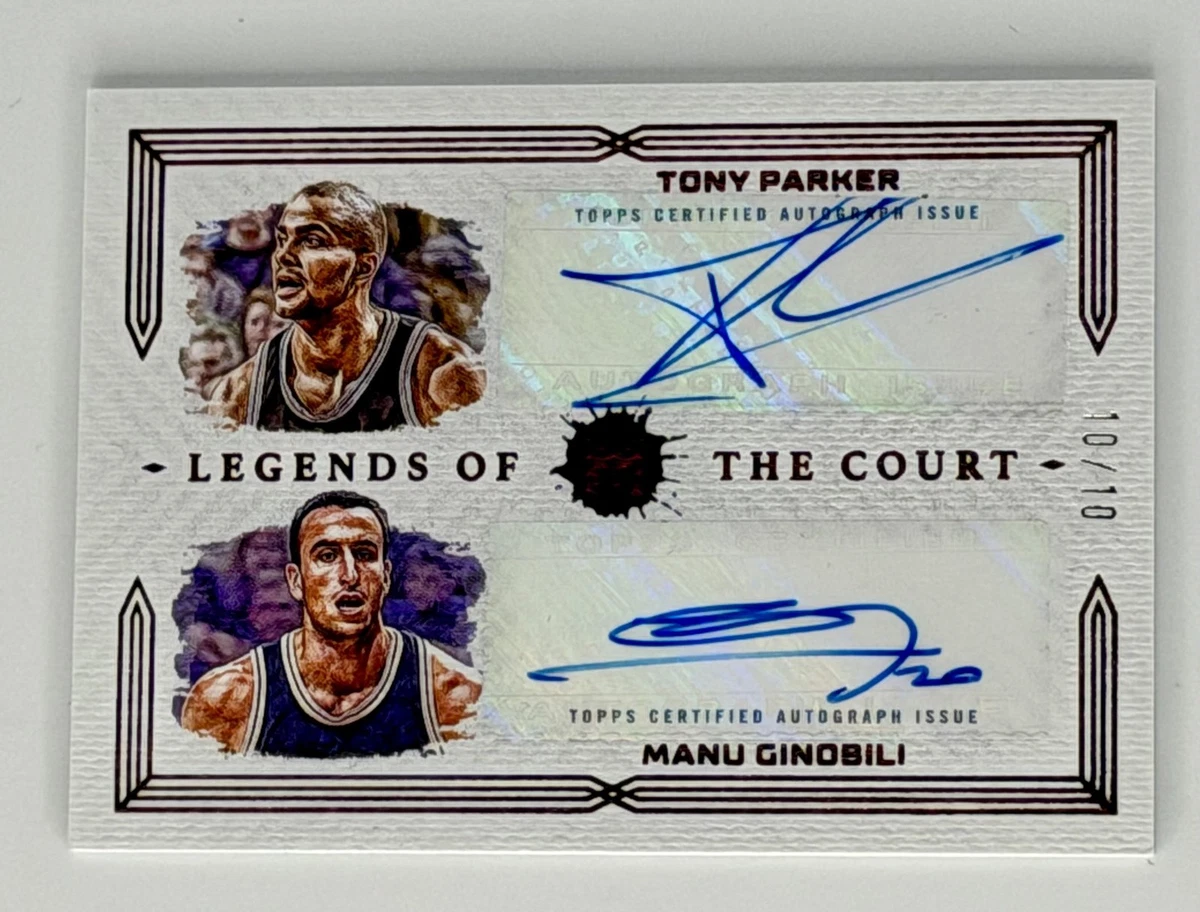 Manu Ginobili San Antonio Spurs Basketball Autographed Sports