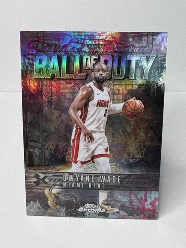 2025 Topps Chrome Dwyane Wade Refractors Magenta (RAW)