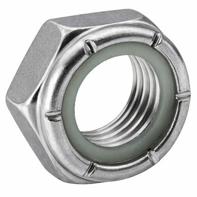 BULK BOX! 3/8''-16 UNC Nte Insert Locknuts Coarse Stain A2 Nylon 2500pcs