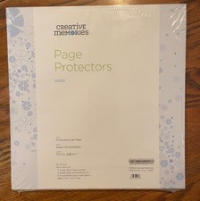 New/sealed 15 sheets plus one bonus sheetcreative memories 12x12 page protectors