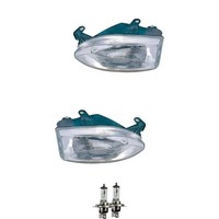 Halogen Scheinwerfer Set H4 FüR Fiat Palio Weekend Inklusive Lampen