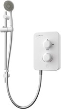 Gainsborough Slim Mono 8.5kW Electric Shower - White, Compact Easy Install