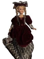 Vintage collectible doll - Franklin Heirloom 20" Porcelain Doll Unique 1-5000