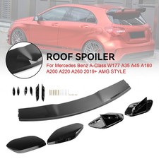 HECKSPOILER Spoiler Schwarz Gl&auml;nzend F&uuml;r Mercedes A-Klasse W177 A45 A35 2019+