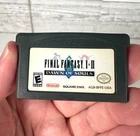 Final Fantasy I & II Dawn of Souls Game Boy Advance GBA Authentic Cartridge Test