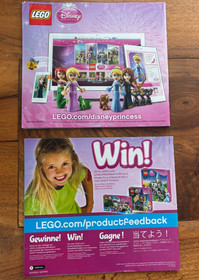 Lego Disney Princess Manual Only 41054 Book 1 & 2 - Rapunzel's Creativity Tower