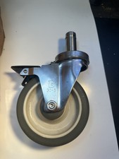 Metro 5MPBGSA 5" Stem Caster Wheel with SS Brake (Lot of 8) Made in USA