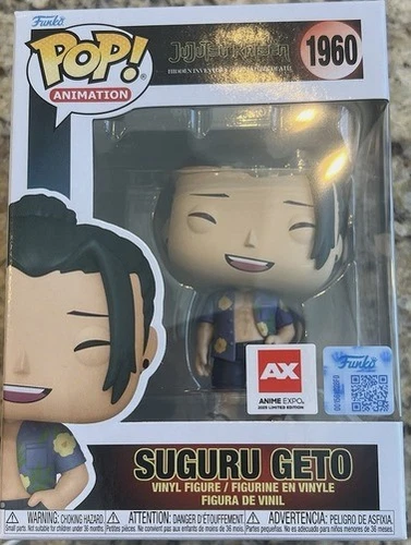 Funko Pop! JuJutSu Kaisen-Suguro Geto-Anime Expo-2025 CON STICKER Exclusive