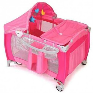 foldable baby crib playpen