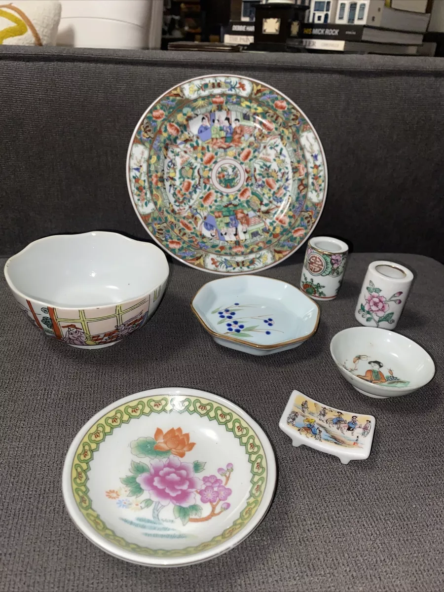 Chinese plates top and bowls