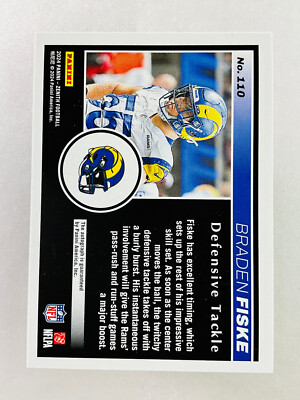 BE:FIRST　BMSGFES'24　クリアカード　レオ Braden Fiske 2024 Panini Zenith Football Red Zone Autograph RC
