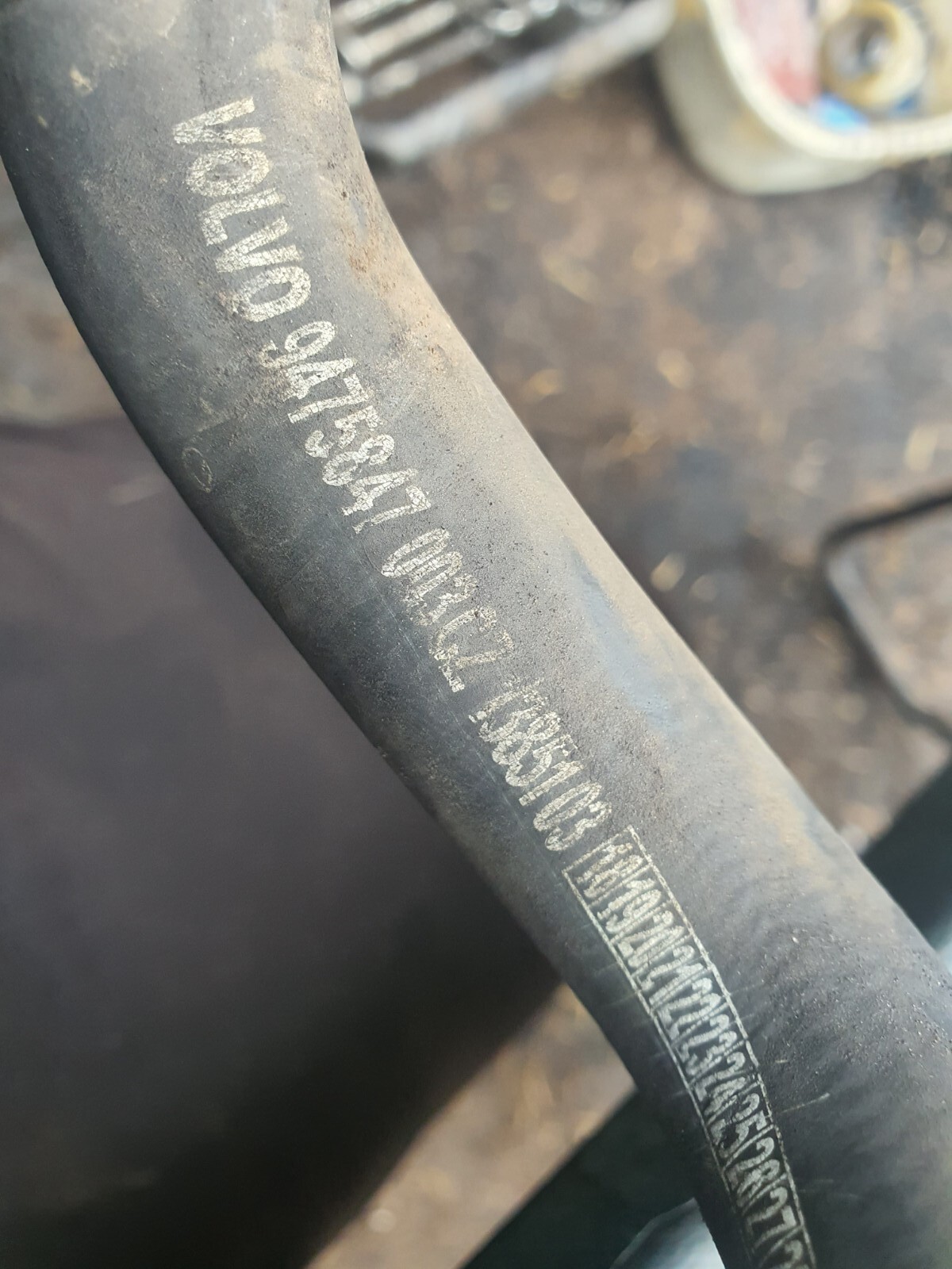 Volvo S60 2002 Diesel Engine Water Coolant Pipe Hose 9475847 