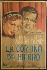 THE IRON CURTAIN, Dana Andrews, Gene Tierney, William A. Wellman, Poster, 10662