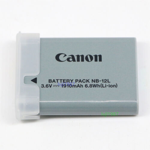 NEUF batterie originale Canon NB-12L pour PowerShot N100 G1X Mark II VIXIA mini X