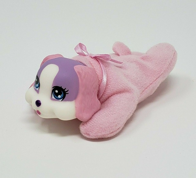 4" PUPPY SURPRISE BABY PURPLE & PINK REPLACEMENT DOG STUFFED ANIMAL