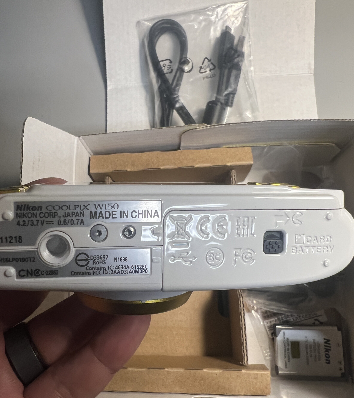 Used Once Nikon Digital Camera COOLPIX W150 Waterproof W150RS Resort