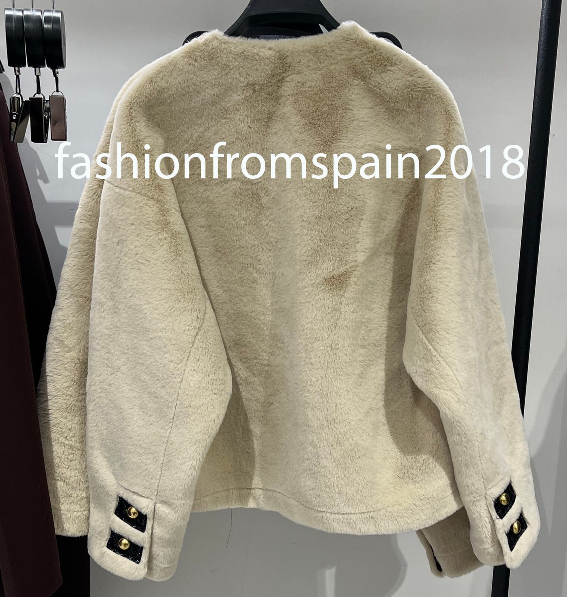 【ORDES】 FAUX FUR JACKET - BEGIE Open Edit Zip Front Faux Fur Jacket | Nordstrom