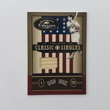 2005 Donruss Classics Bobby Doerr Classic Singles Game Bats #CS-7 /25 Red Sox