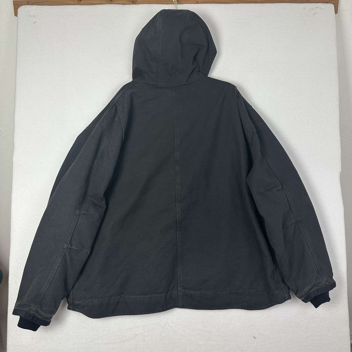 Carhartt J284 BLK Mens Jacket Black Hooded Multi-Pocket Sherpa