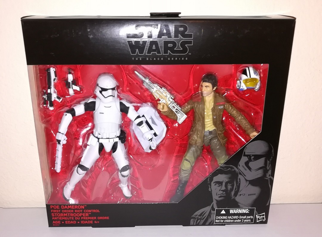 Star Wars Black Series 6 inch Target Exclusive Poe Dameron & Stromtrooper 2-Pack