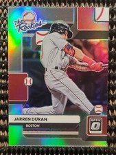 2022 Donruss Optic Jarren Duran The Rookies Holo Silver Prizm RC Boston Red Sox 