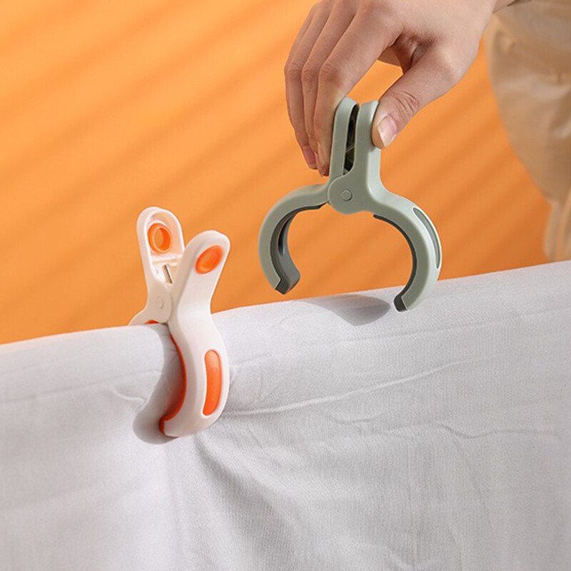 Windproof Sunbed Beach Towel Clip Large Clamps Pegs Laundry Clothes