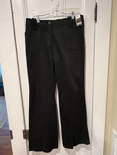 New York  Company Women  s Black Twill Pants Trousers Size 12