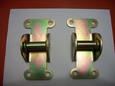 Small Block Chevy Solid Steel Motor Mount Pads Pair Gm Moroso 1958-up Racing