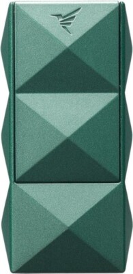 NEW !! COLIBRI QUASAR II TORCH JET 2 FLAME CIGAR LIGHTER w. CIGAR PUNCH / GREEN