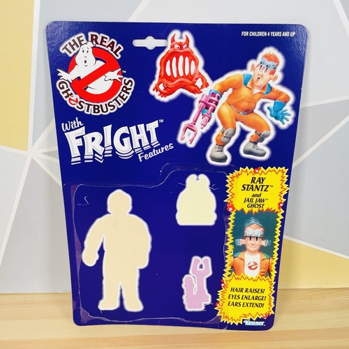 Vintage Real Ghostbusters Ray Stantz Fright Features Complete Toy Figure Kenner - Picture 14 of 16