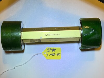 S.C.C. - SET-THREAD PLUG  GAGE  2.470-40 UNS-2A   GO PD 2.4526, NG PD 2.4486